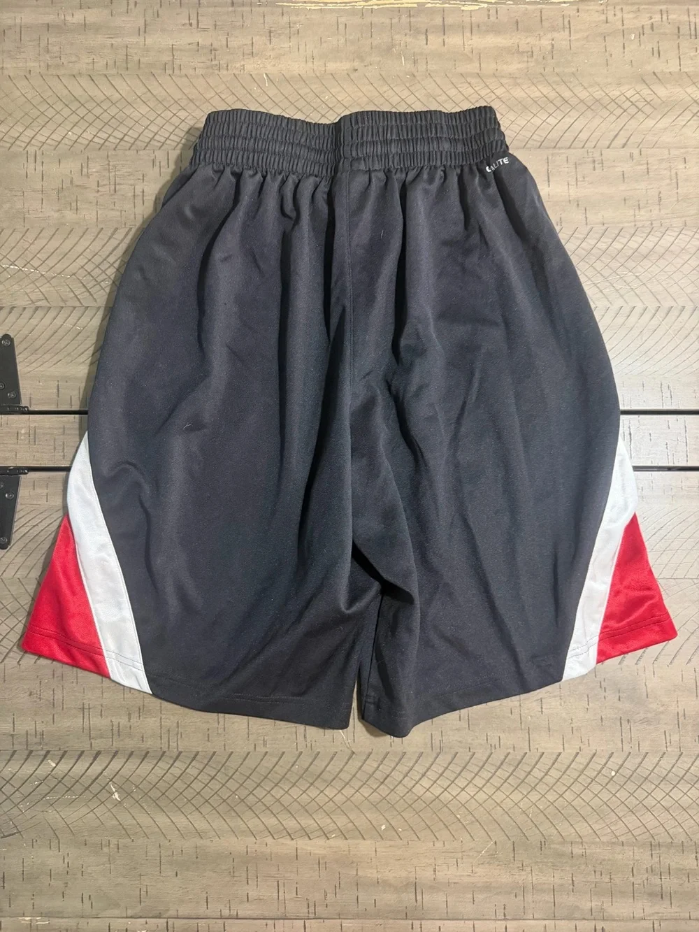 adidas Men’s Black, Red & White Performance Athletic Shorts